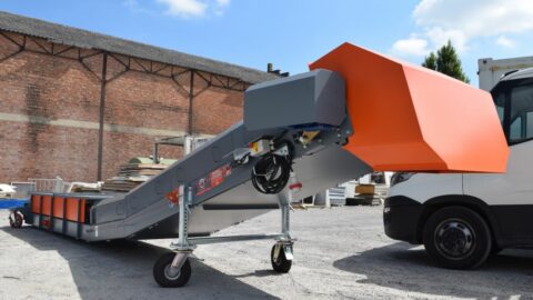 End chute – truck unloader