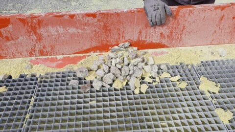 Steel grating – Truck unloader