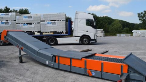 cover belt – truck unloader