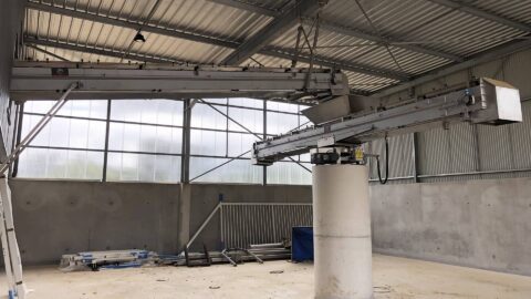 sludge-rotary conveyor-storage sludge-sautec