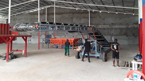 bulk truck loading – loading belt conveyor