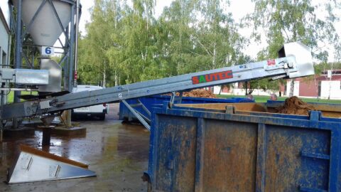 sludge handling – sautec belt conveyor