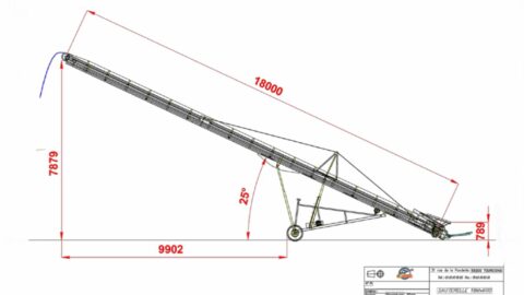 18m mobile conveyor drawing – sautec