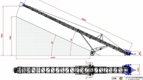 23m mobile conveyor drawing – sautec