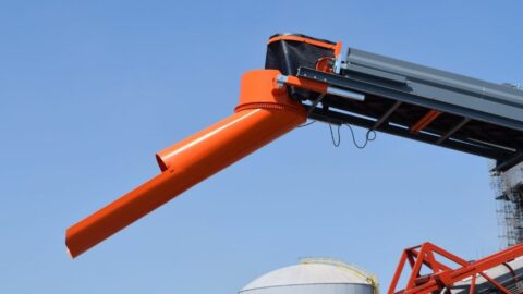 Motorised rotating chute – sautec