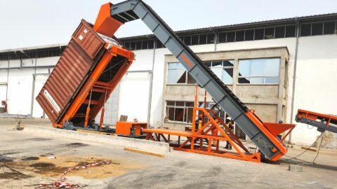 hydraulic tipper for 20-foot containers